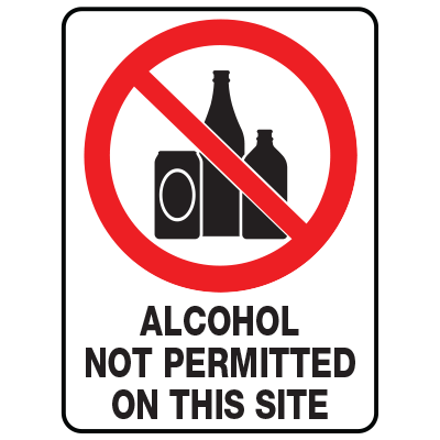 1793 001 Alcohol Not Permitted 400