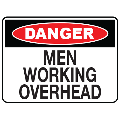 1793 011 Danger Men Working Overhead 400