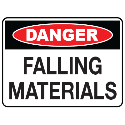 1793 014 Danger Falling Materials 400